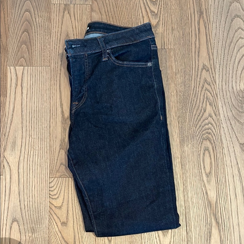 Express Blue Straight Jeans Classic Slim Style